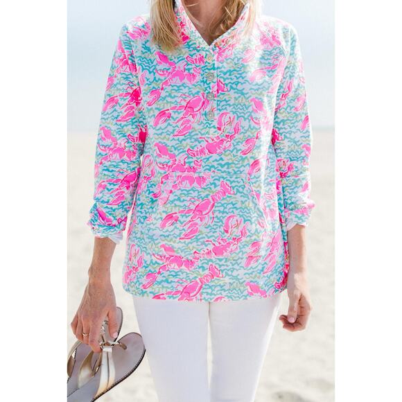 Lilly Pulitzer Lobstah Roll Popover - Picture 1 of 6